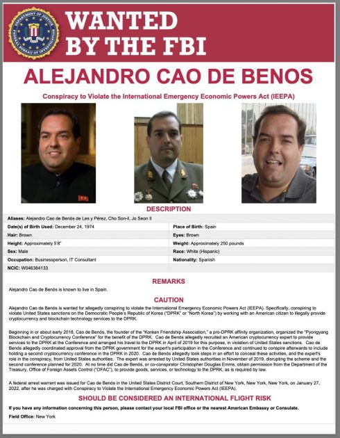 Fbi Alejandro Cao De Benos