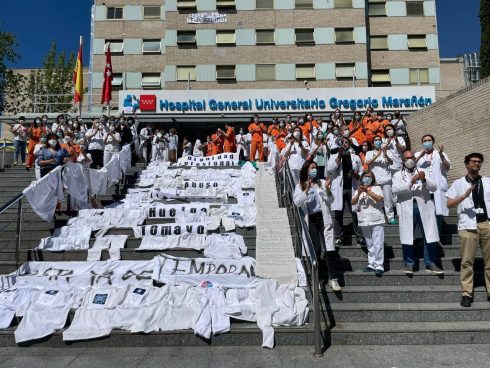 madrid doctor health strike