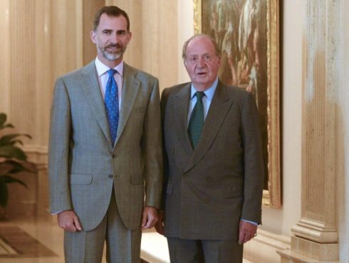 King Felipe And King Juan Carlos Of Spain Cordon Press