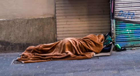 Sleeping homeless couple get flammable liquid thrown over faces in street in Spain's Barcelona