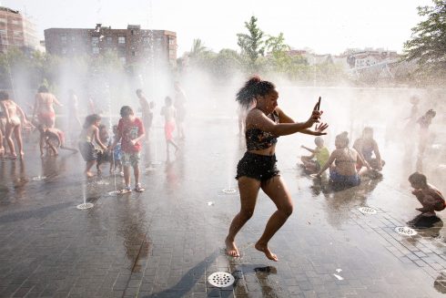 Heat Wave In Madrid, Spain 14 Jul 2022