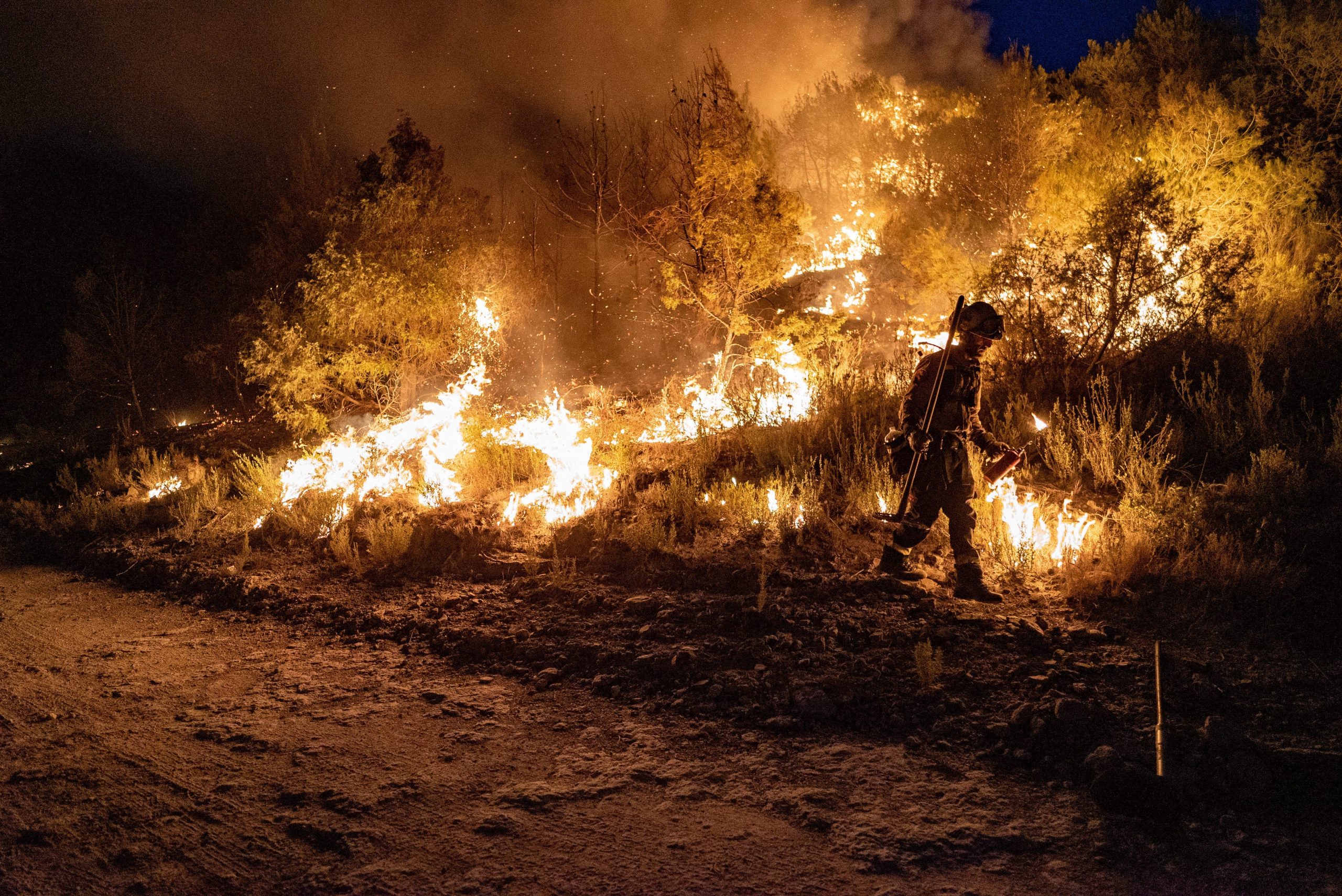 Fires Scorch Spain And France During European Heat Wave