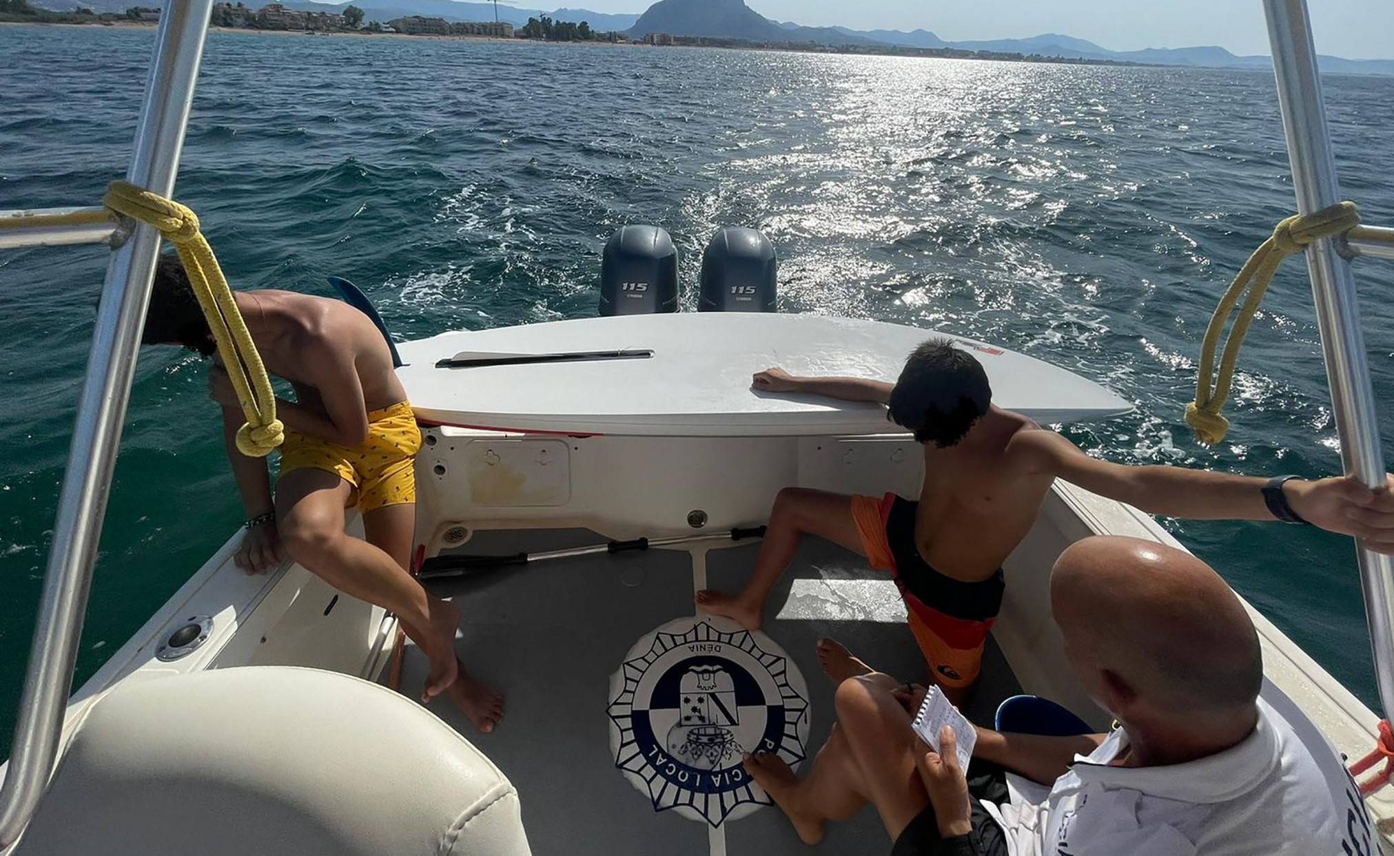 Costa Blanca Boys Windsurfer Rescue In Denia