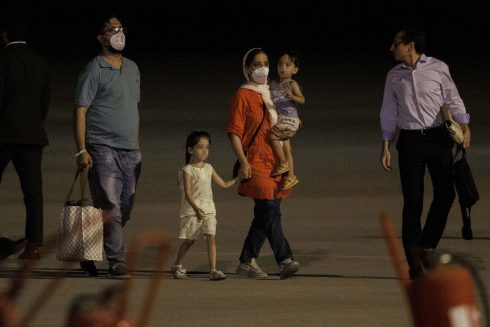 Nearly 300 Afghan Refugees Who Helped Spain During Western Military Action Arrive On Plane From Pakistan