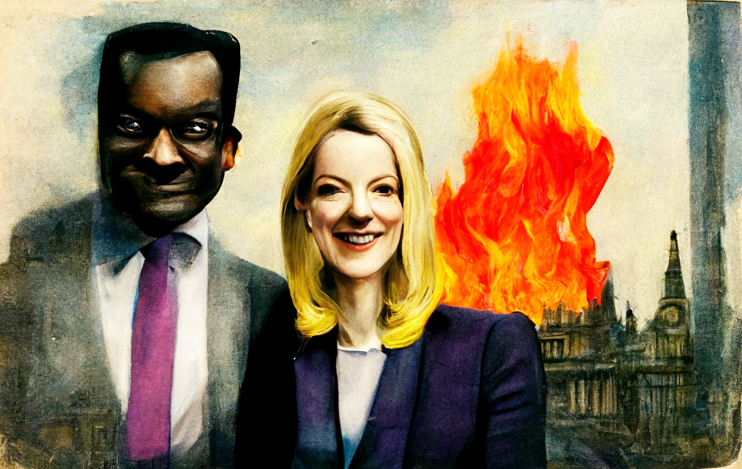 Chipperjo Liz Truss And Kwasi Kwarteng Ai