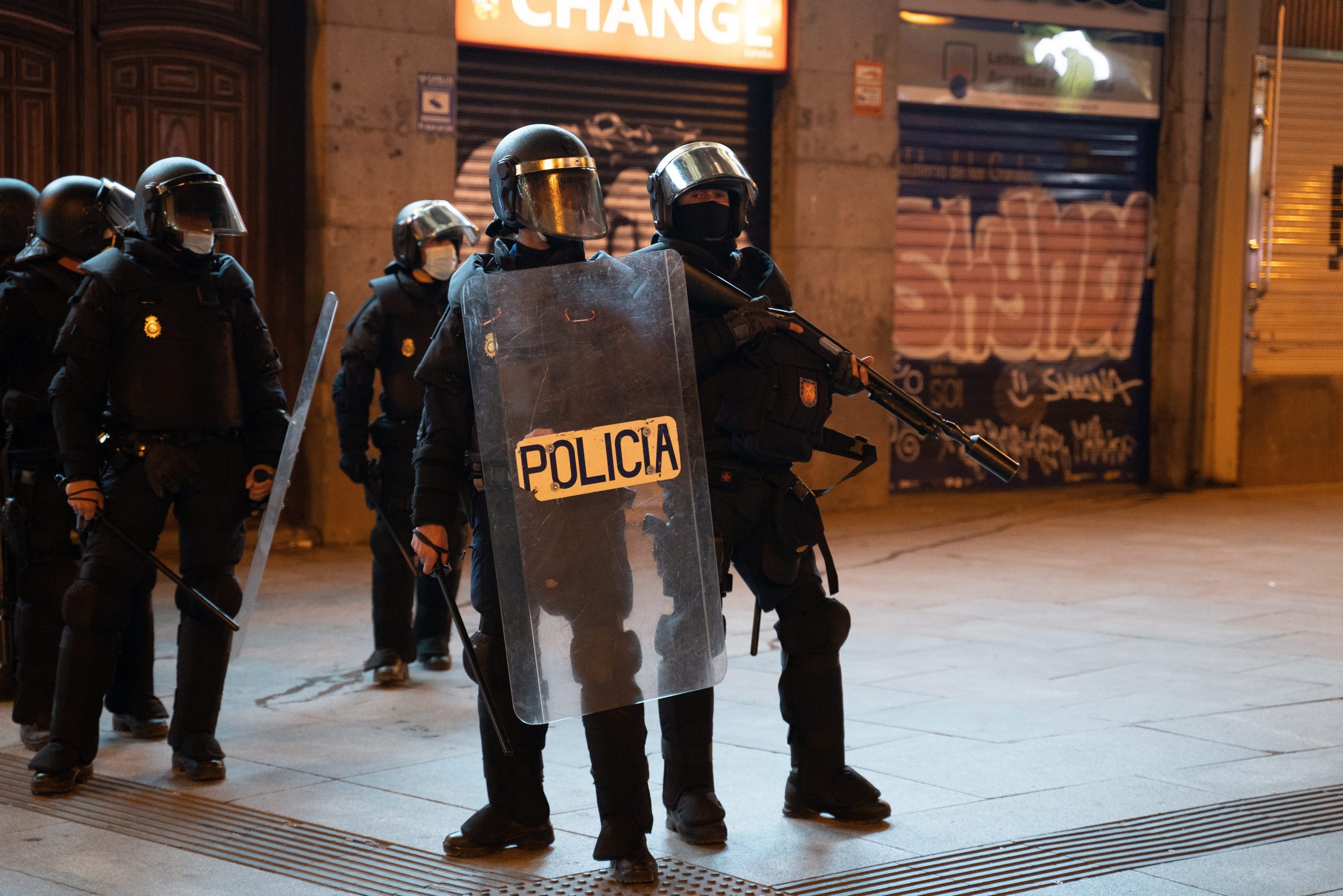 7 CM SPANISH NATIONAL POLICE