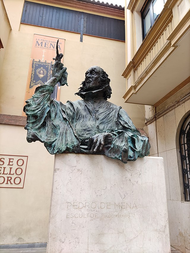 Escultura A Pedro De Mena (málaga)