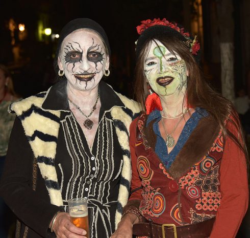 British Revellers In Lanjaron Halloween