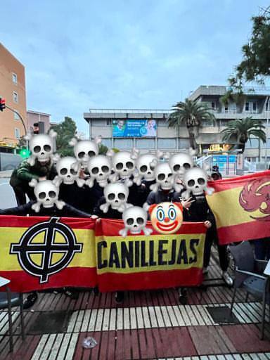 hooligans and Spanish ultras
