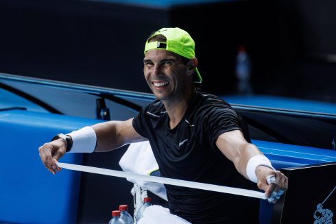 Rafa Nadal Entrena En El Laver Arena De Melbourne Antes Del Open De Australia