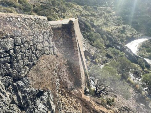 Mallorca Landslide Closes Calobra Road