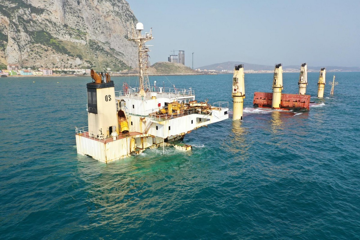 OS 35 wreck off Gibraltar