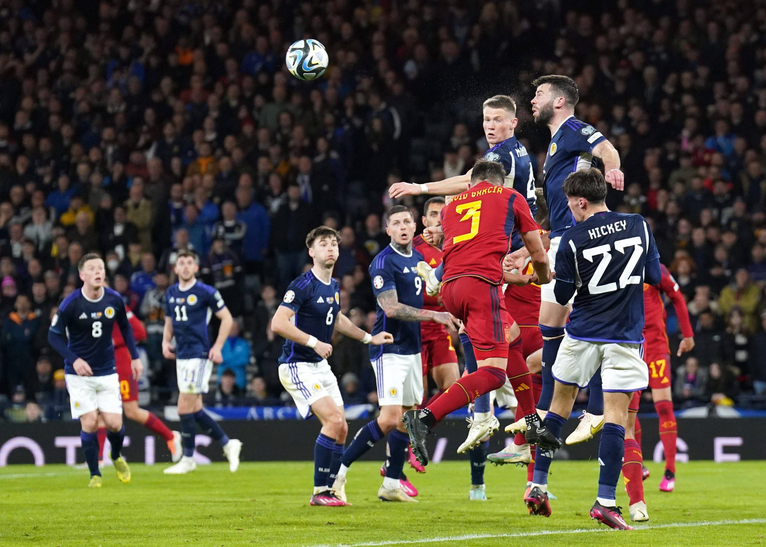 Scotland V Spain Uefa Euro 2024 Qualifying Group A Hampden Park