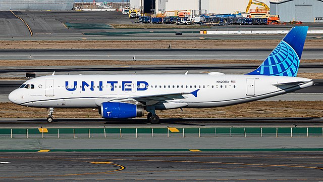 United Airlines A320 In The New Livery