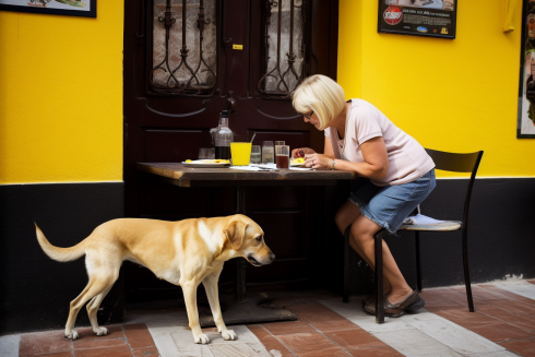 Chipperjo A British Tourist Trying To Furtively Scrape Tapa