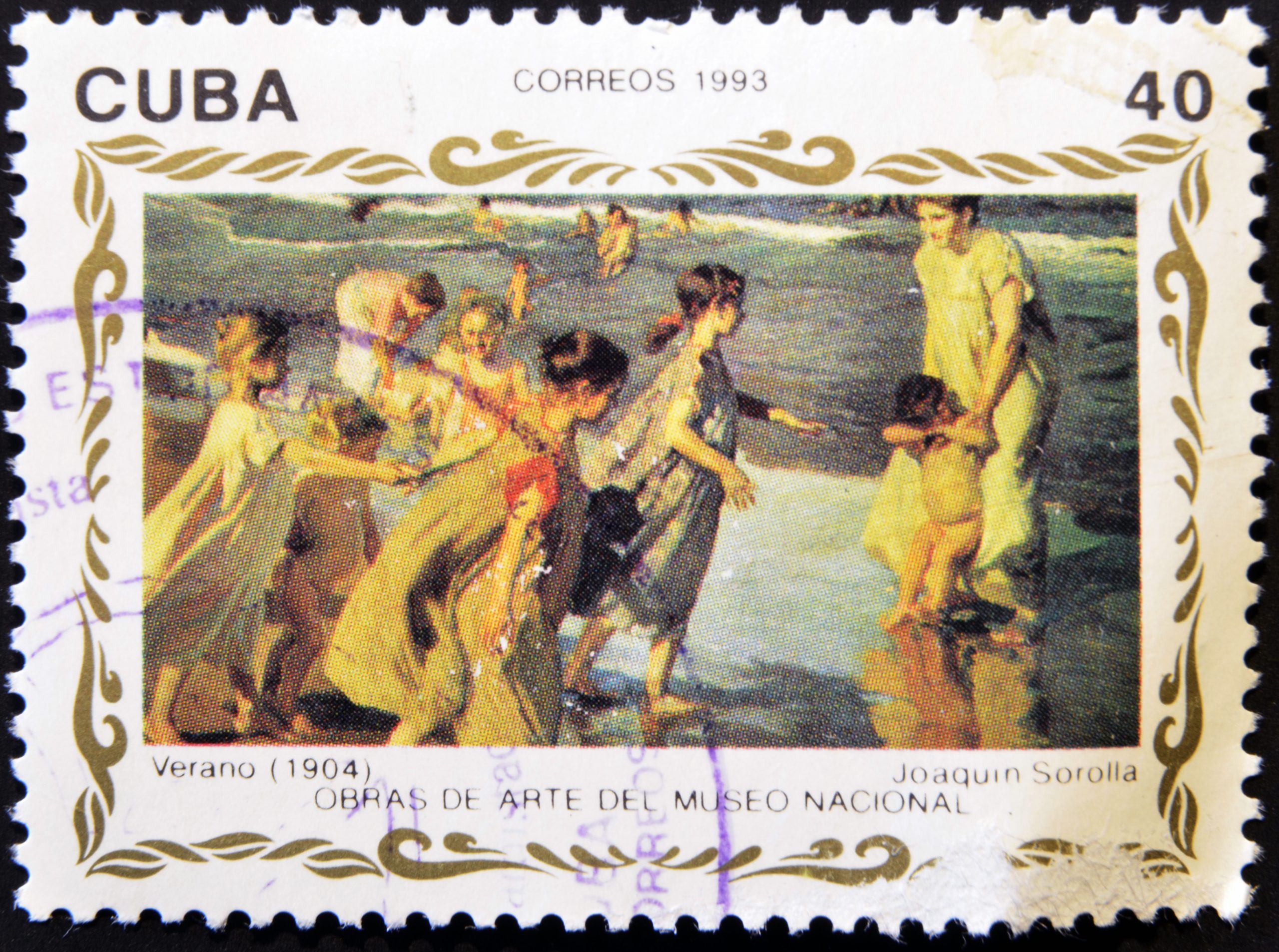 Cuba, ,circa,1993:,a,stamp,printed,in,cuba,shows
