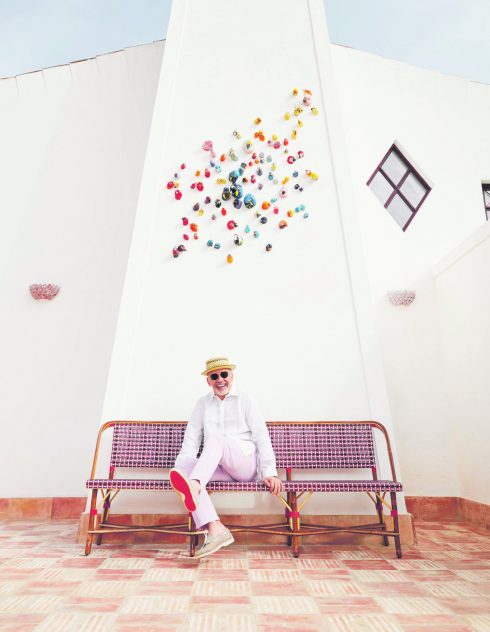 Portrait Christian Louboutan By Jose Castellar 