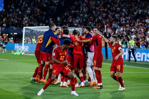 Croatia Vs Spain In Rotterdam, Netherlands 19 Jun 2023