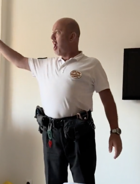 sheriff of magaluf hero security guard