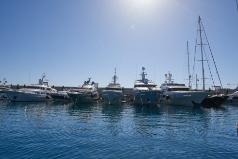 Body of woman 'aged between 50 and 60' found floating in waters of upmarket port in Spain's Mallorca.