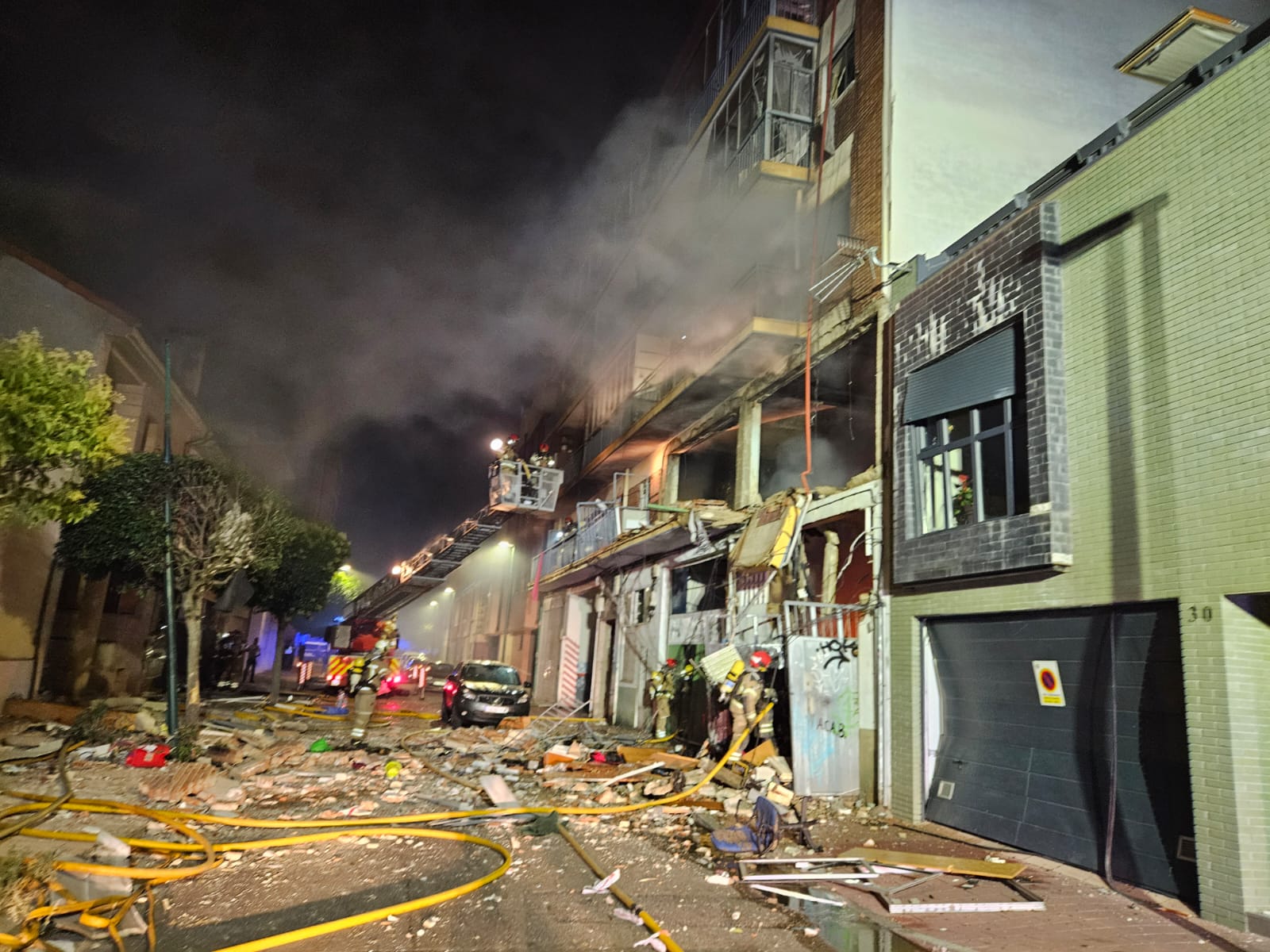 Gas explosion in Valladolid