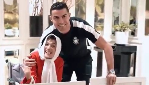 Cristiano Ronaldo 'facing 99 lashes for adultery after hugging a paralysed woman in Iran'