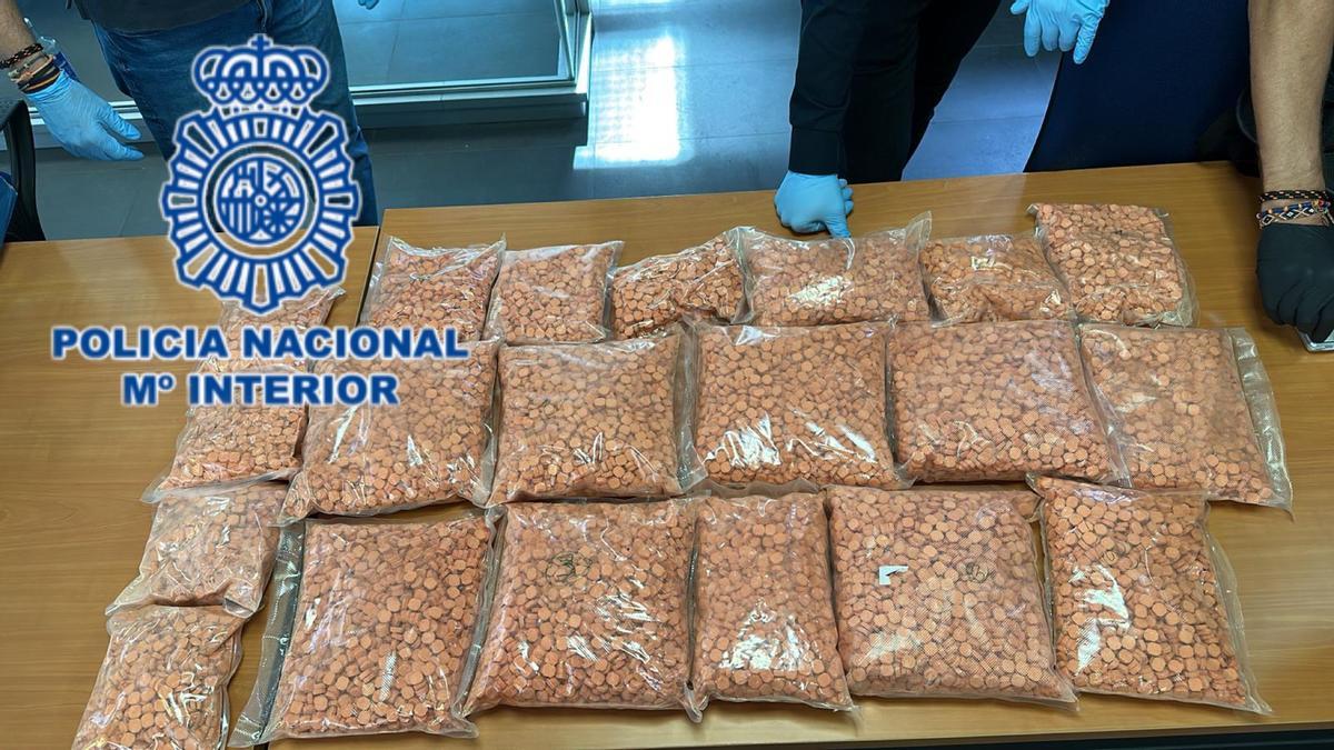 Almost 40,000 ecstasy tablets are found stashed in car en route to Spain's Murcia