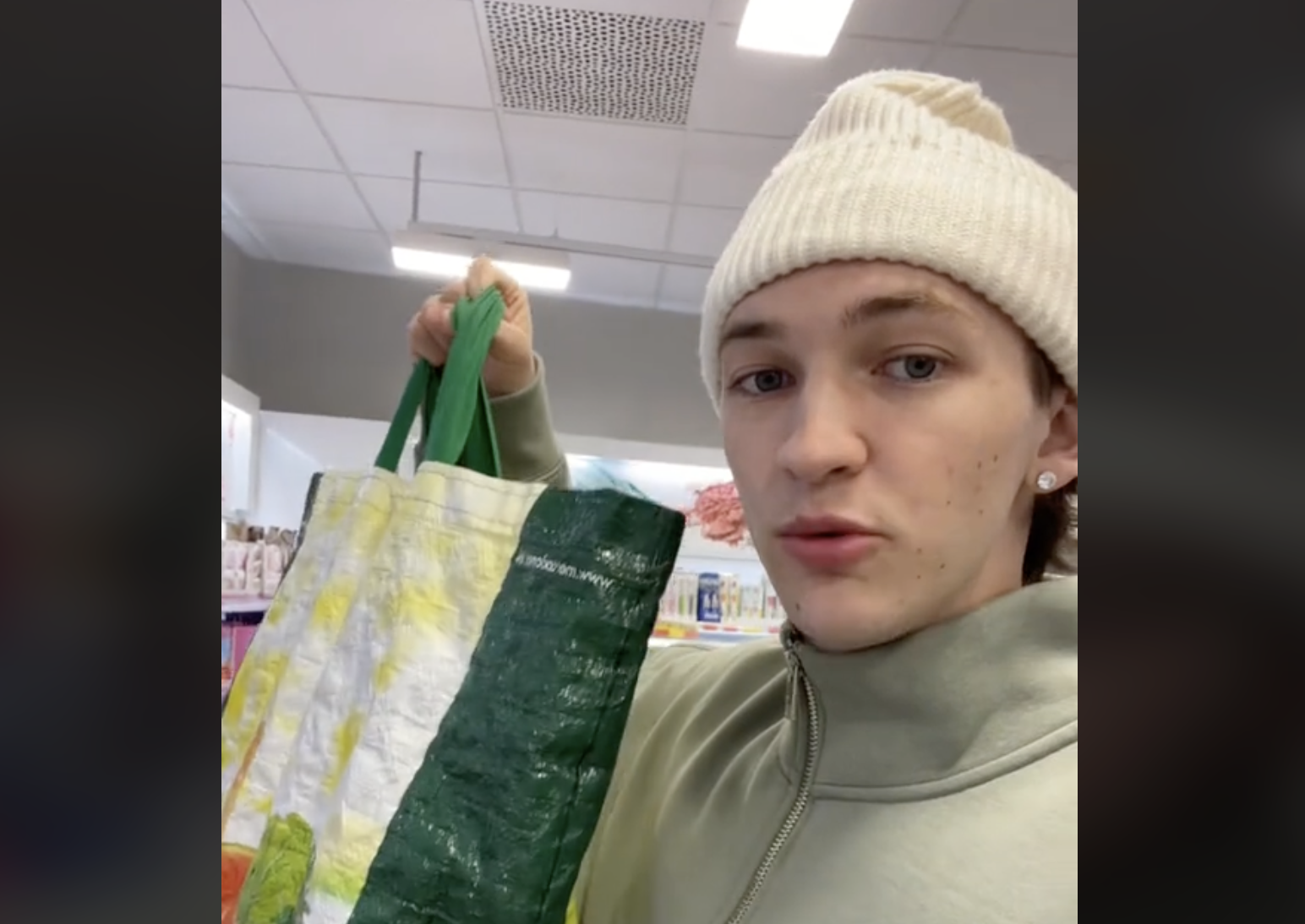 An American shopper in Mercadona