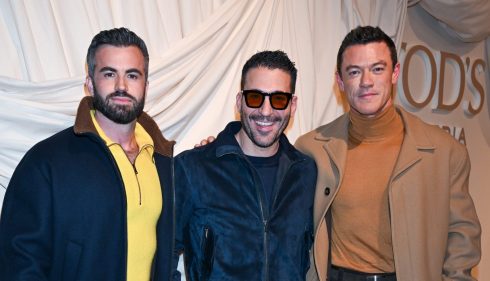 Fran Tomas, Spanish actor Miguel Silvestre and Welsh actor and singer Luke Evans