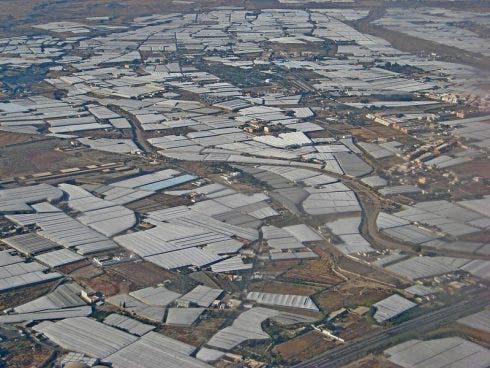 Almeria greenhouses plastic Credit: Flickr/Roger Casas-Alatriste;