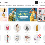 The Spanish website of Shein