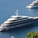 The super yacht 'Moonrise', which belongs to WhatsApp co-founder Jan Koum