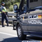 Armed police at the scene of the shooting of Borja Villacis