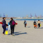 Oil slick stretching for two kilometres pollutes three popular tourist beaches on Spain's Valencia coast