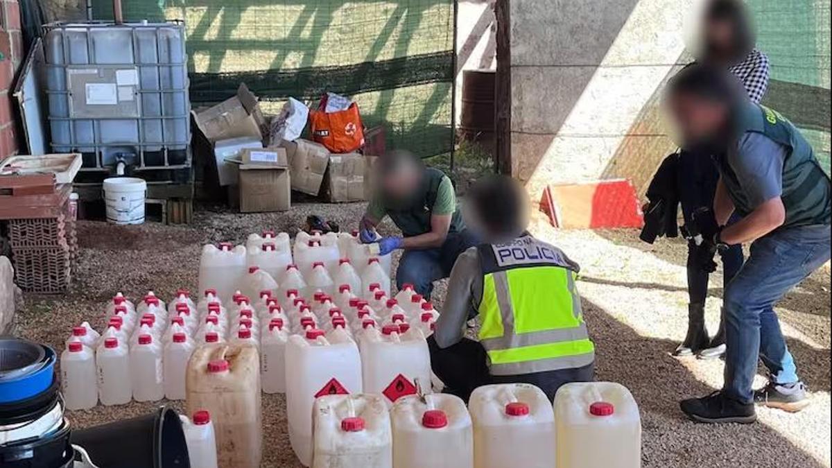 Revealed: How a cocaine lab on Spain's Costa del Sol extracted the drug from laced cocoa powder, charcoal and coffee imported from Colombia