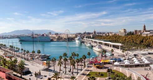 Malaga port is erecting a two-metre barrier to protect the mega yachts of the super rich