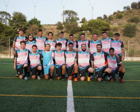 Spain's first all-trans football team make debut in men's regional league in historic moment