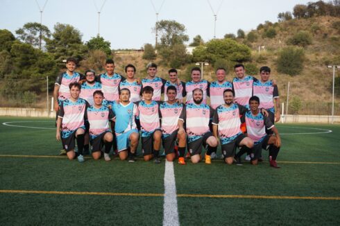 Spain's first all-trans football team make debut in men's regional league in historic moment