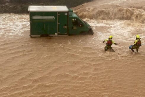 Weather mayhem in Spain's Valencia: Trains are cancelled while roads and ports are closed as DANA knocks down trees and causes flooding