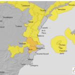 Orange weather alerts are activated for Valencia and Alicante today as Storm Caetano brings 90km/hr winds