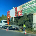 Illegal eyesore advertising billboards on busy Costa Blanca roads and junctions are being removed after years of complaints