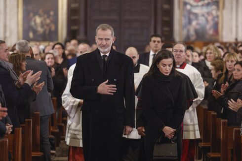 King Felipe and Queen Letizia attend memorial service for Valencia flood disaster victims