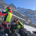 Spanish climber, 23, survives four days with a serious head injury and fractures after falling on the snowy Picos de Europa