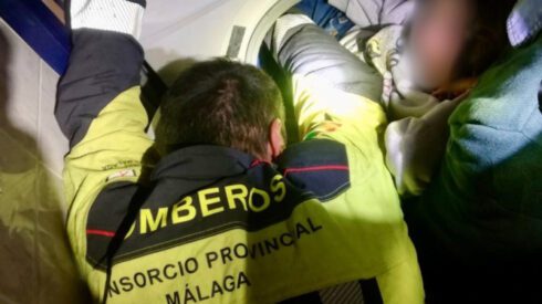 Watch: Rescuers race to pull eight-year-old girl from a washing machine in Spain's Torre del Mar