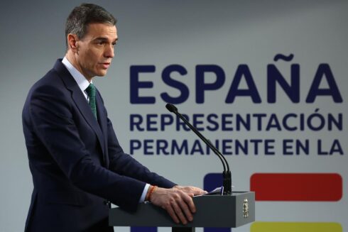 'It's Europe's time': Spain's Pedro Sanchez says EU must 'assume responsibility for its defence and security'